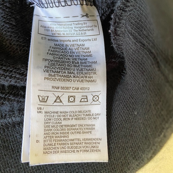 ADIDAS Cropped Hoodie - Picture 2 of 5